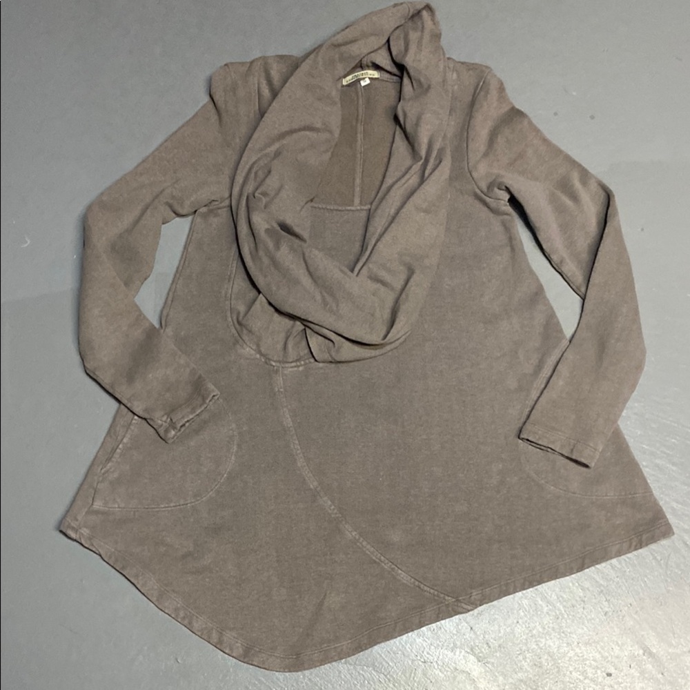 Women's knit sweatshirt tunic